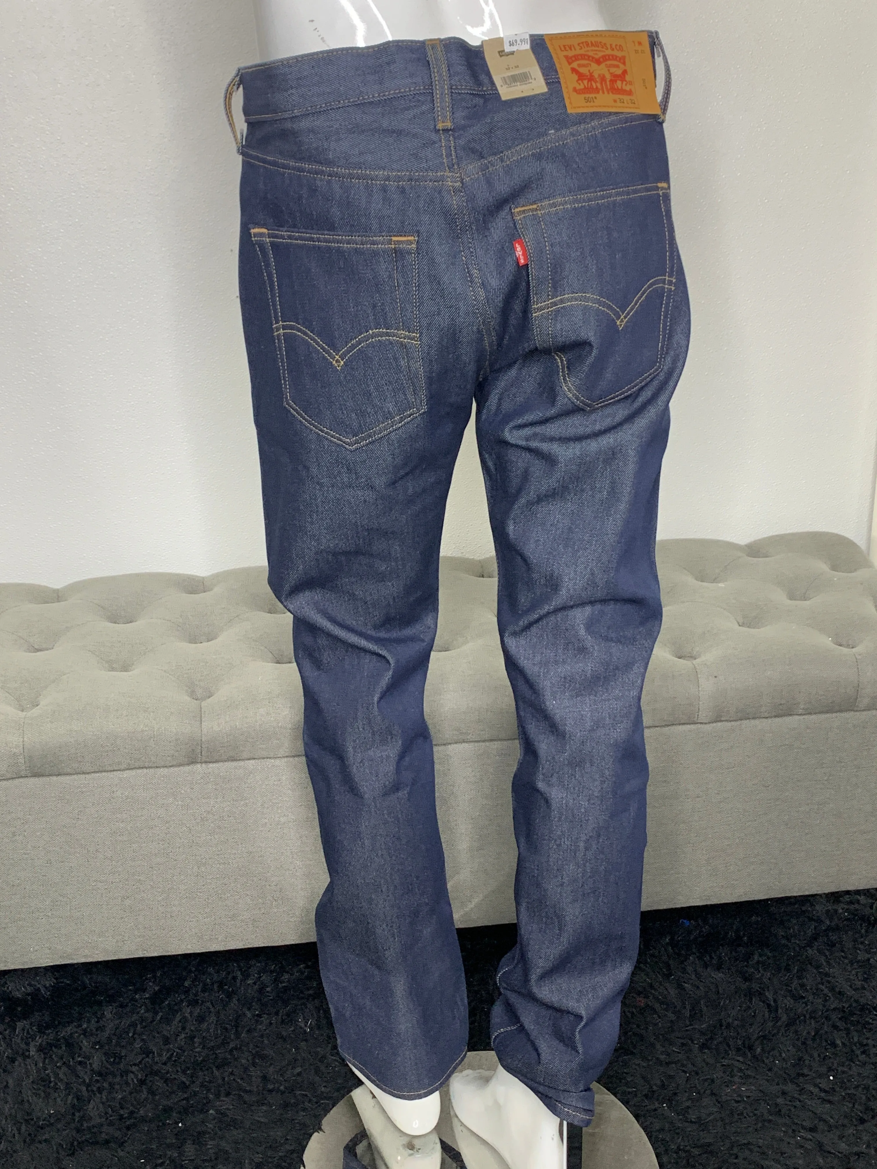 Men's Levis Dark Wash 501