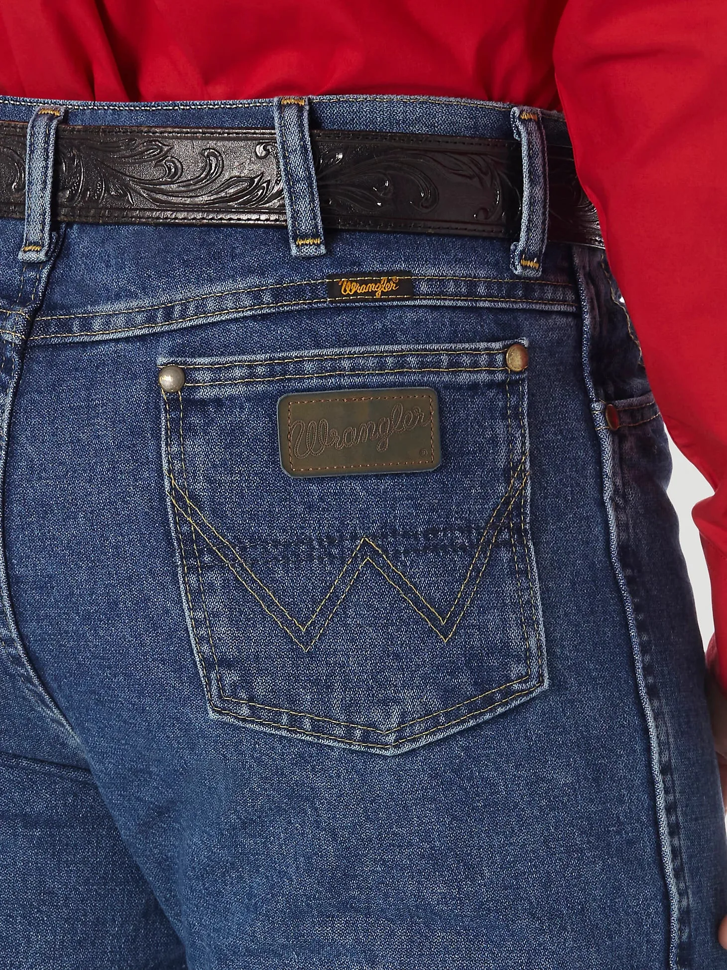 Men's Wrangler Dark Denim Jeans
