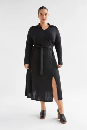 Merino Wool Wrap Dress