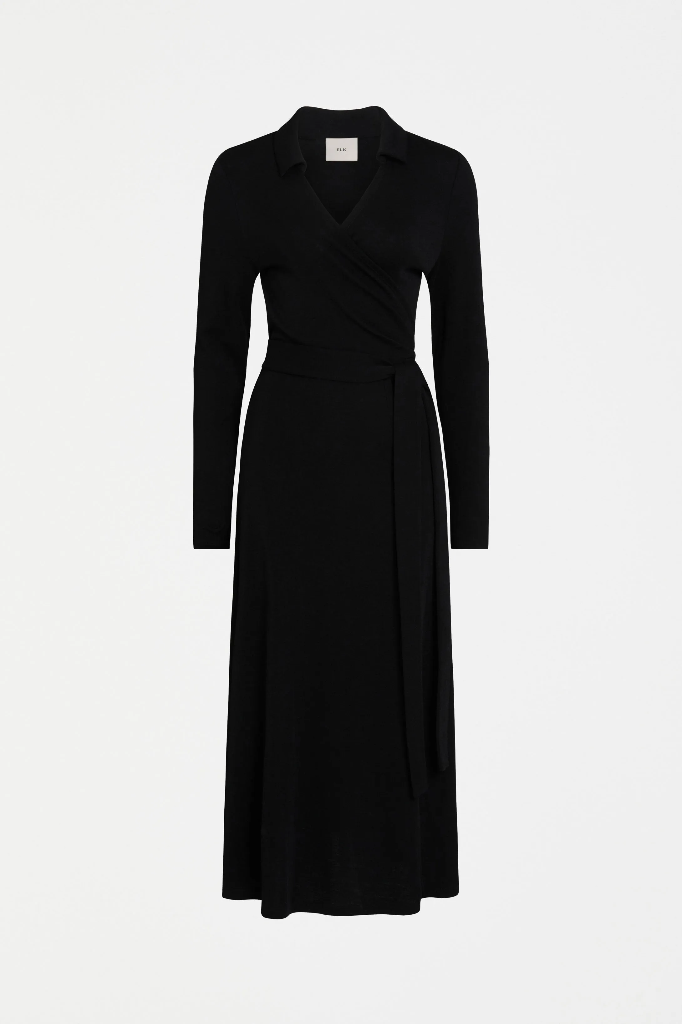 Merino Wool Wrap Dress