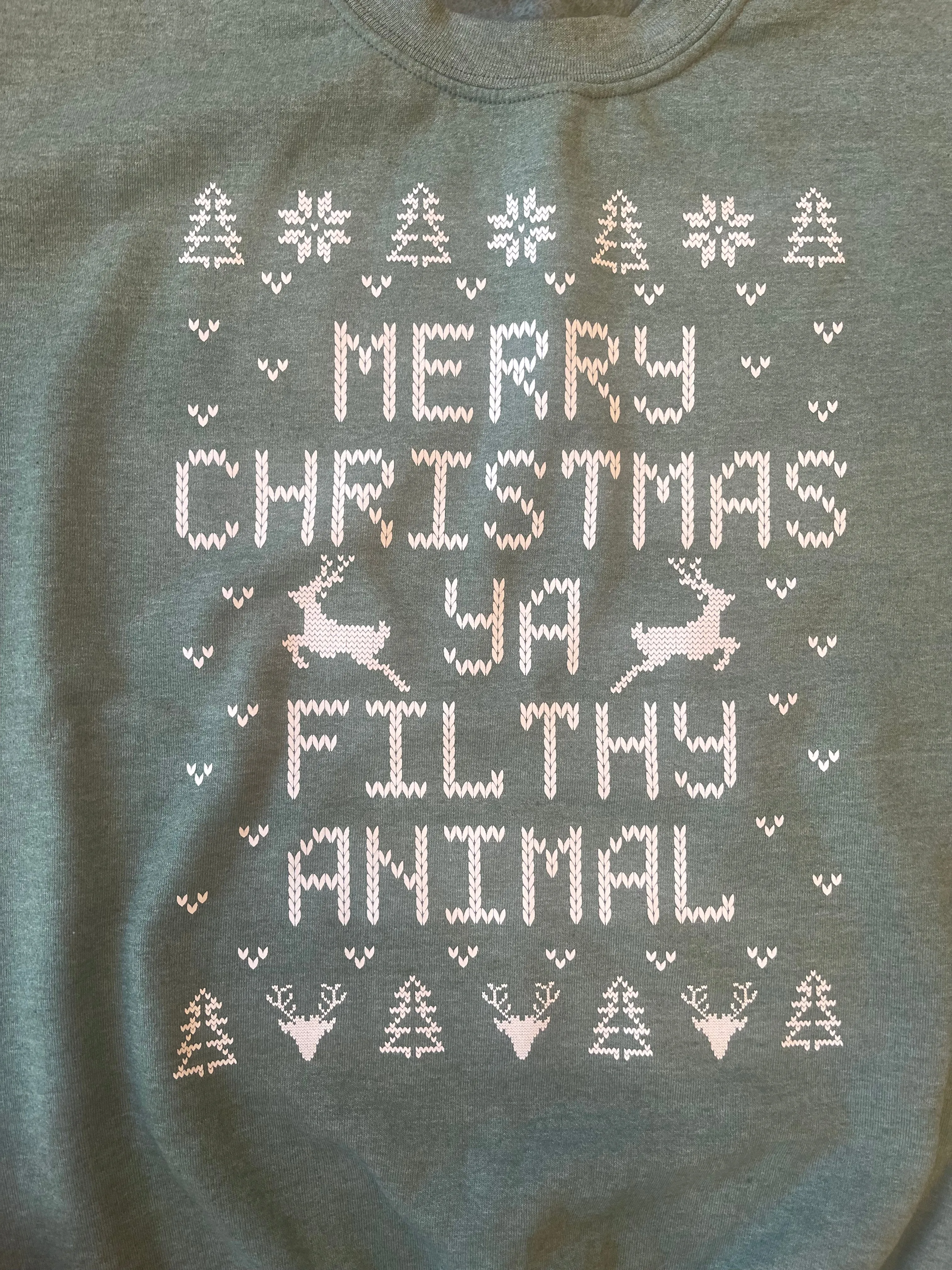 MERRY CHRISTMAS CREWNECK
