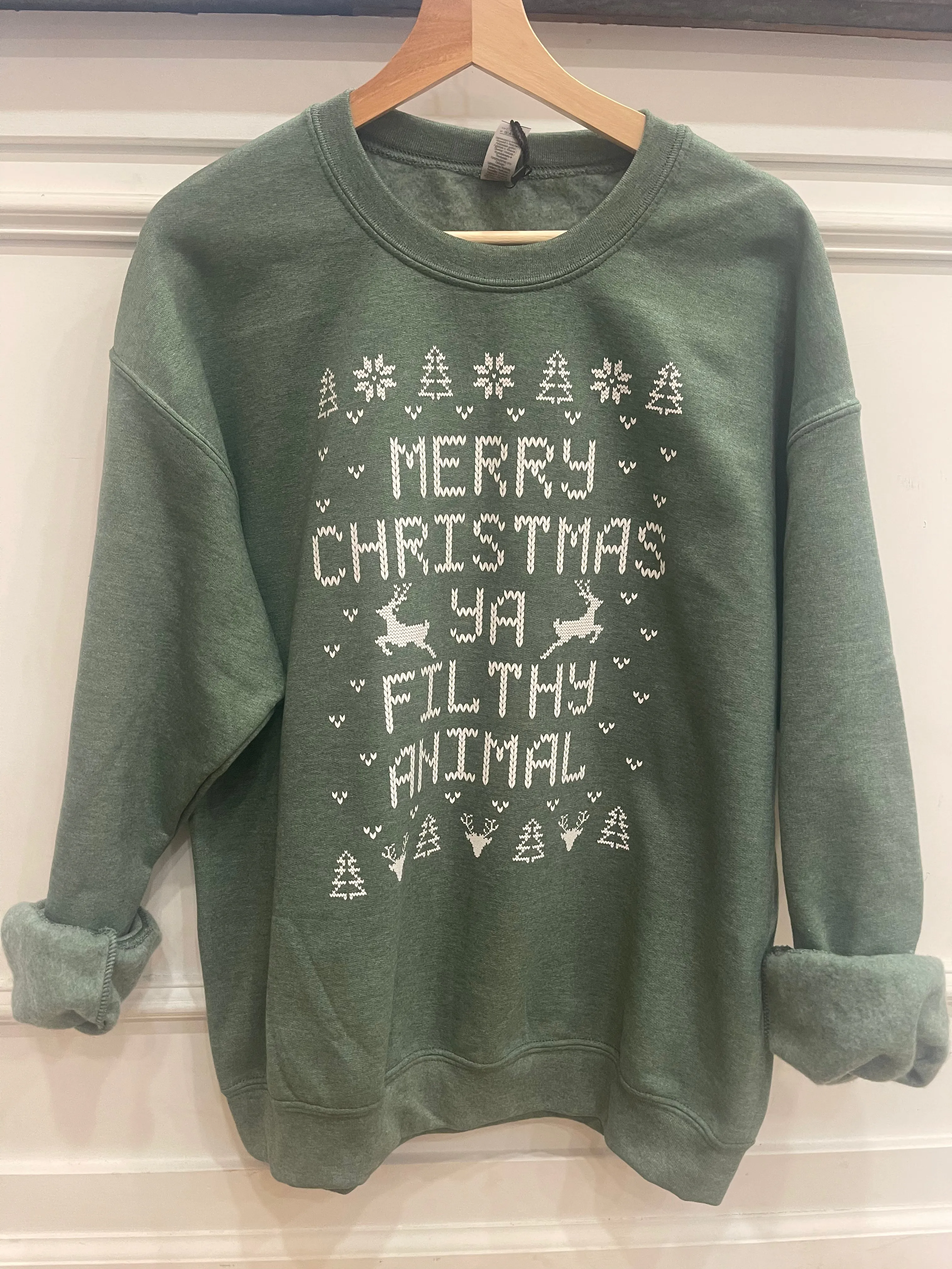 MERRY CHRISTMAS CREWNECK
