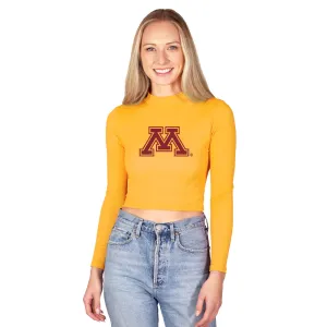 Minnesota Gold Mock Neck Top