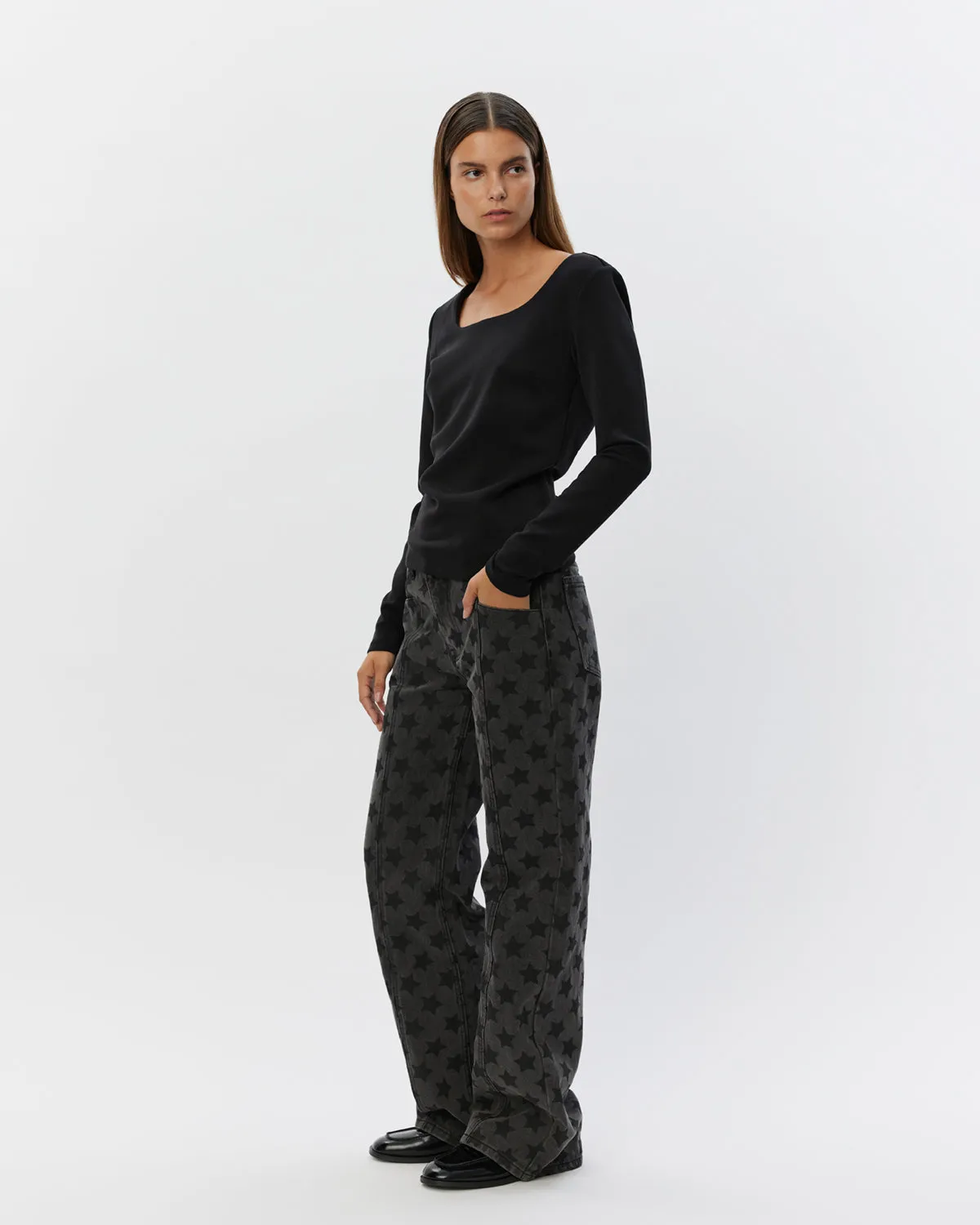 MIRANDASW JEANS - Black