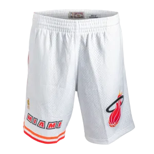 Mitchell & Ness Miami HEAT Swingman Shorts White