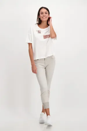 Monari Rivet Detail Jeans M406971