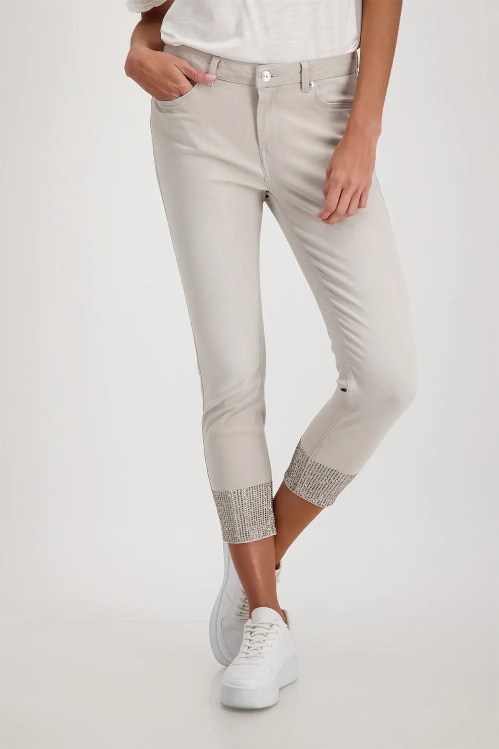 Monari Rivet Detail Jeans M406971