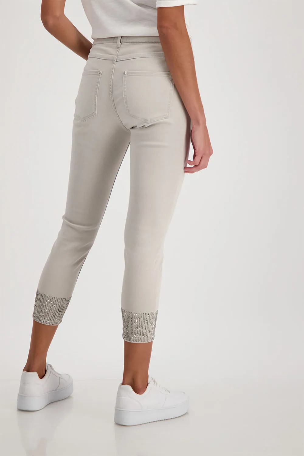 Monari Rivet Detail Jeans M406971