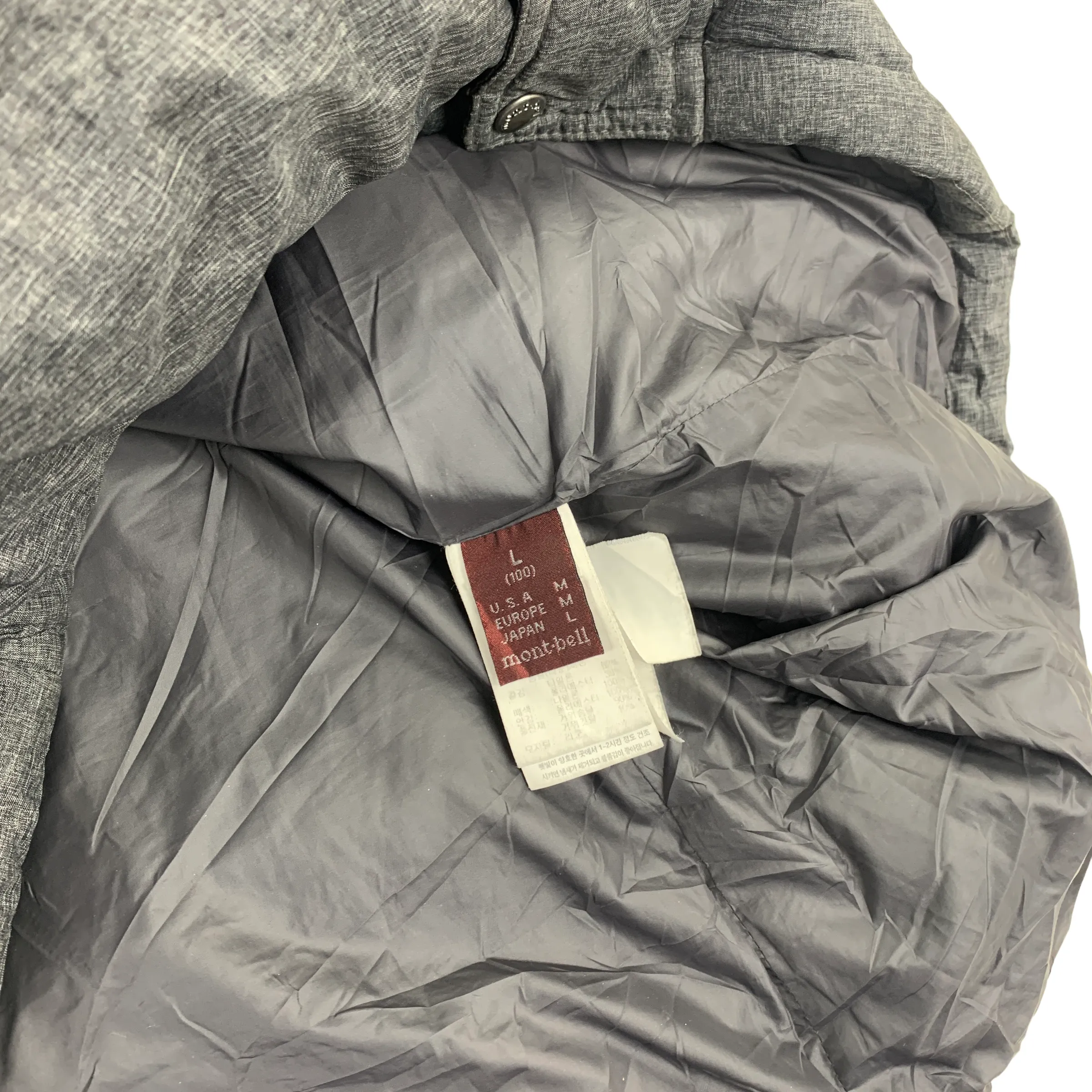 Montbell Puffer Down Coat / Outdoor Jacket - M