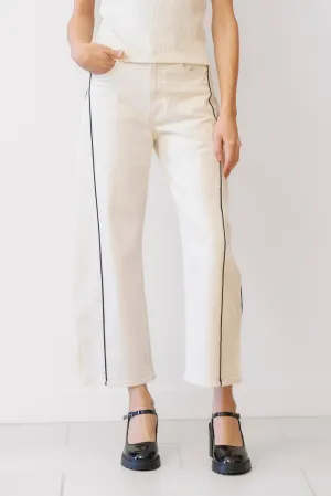 MOTHER Lil Half-Piped Ankle Jean