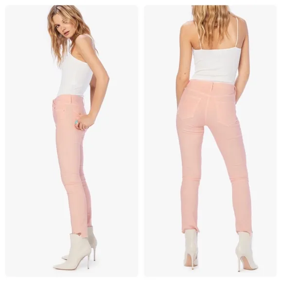 Mother The Looker Ankle Step Fray Jeans