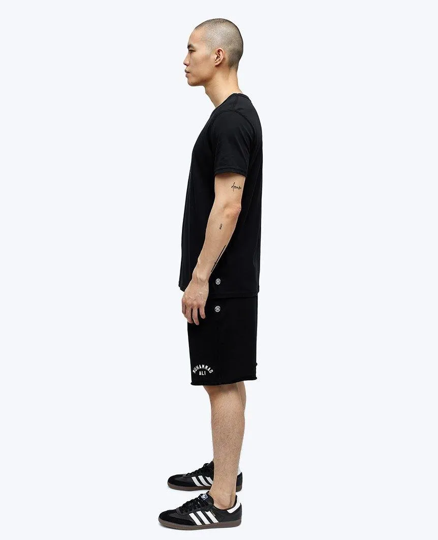 Muhammad Ali™ Cut-Off Sweatshort Black