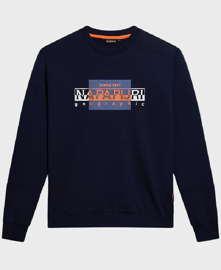 Napapijri Smallwood Sweatshirt Blue Marine