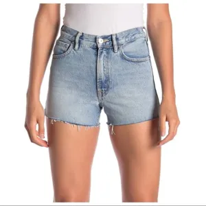 NEW AllSaints Paula High Waist Denim Shorts