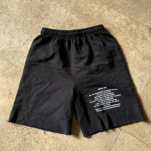 NEW Boys Lie Read Me Black Classic V2 Shorts Size S