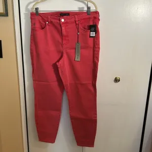Nic &amp; Zoe Jeans in Geranium size 16/33