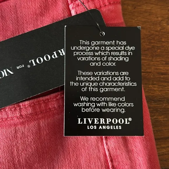 Nic &amp; Zoe Jeans in Geranium size 16/33