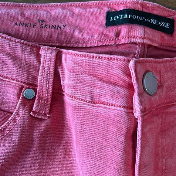 Nic &amp; Zoe Jeans in Geranium size 16/33