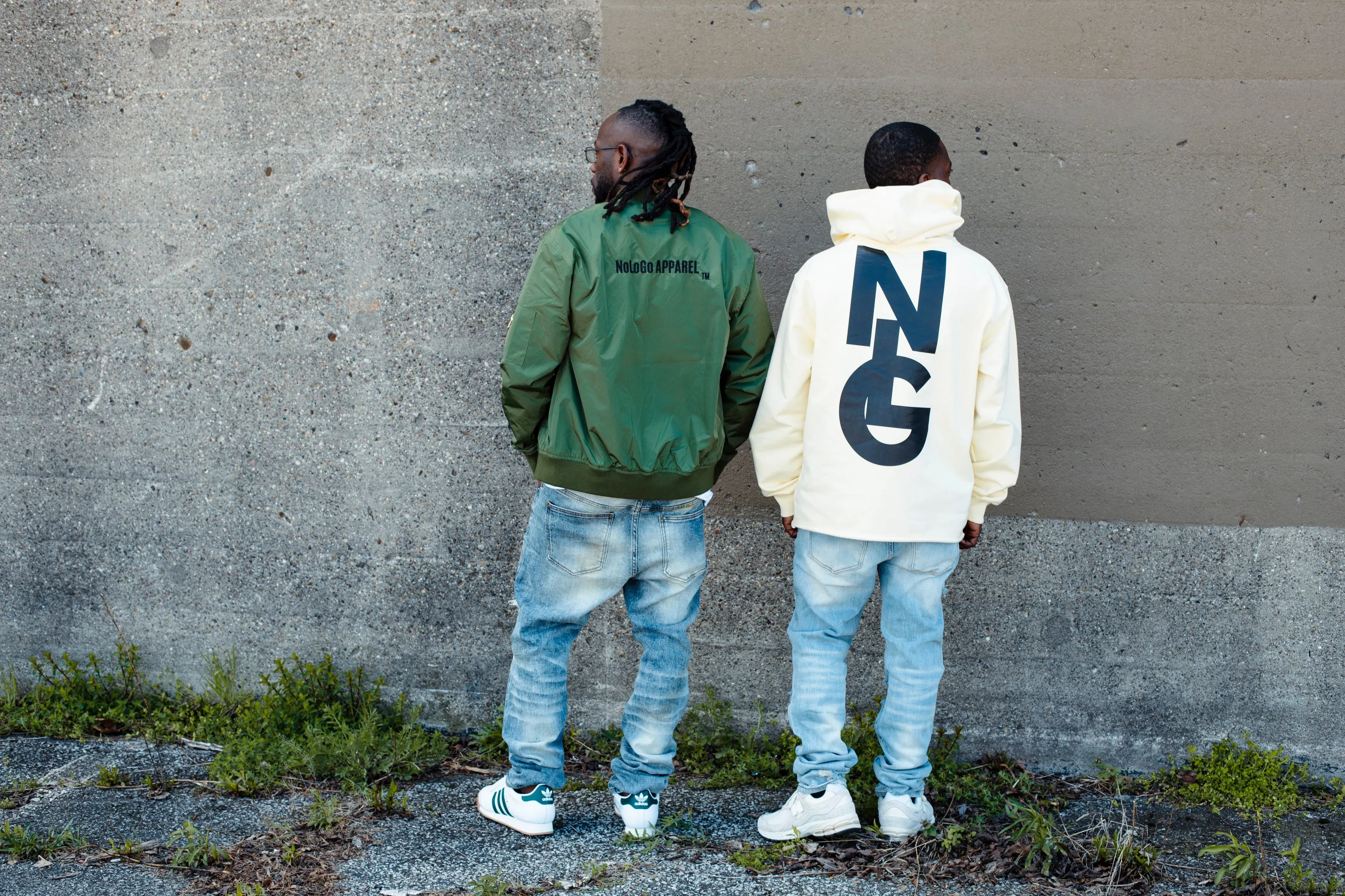 NLG by NoLoGo cream hoodie
