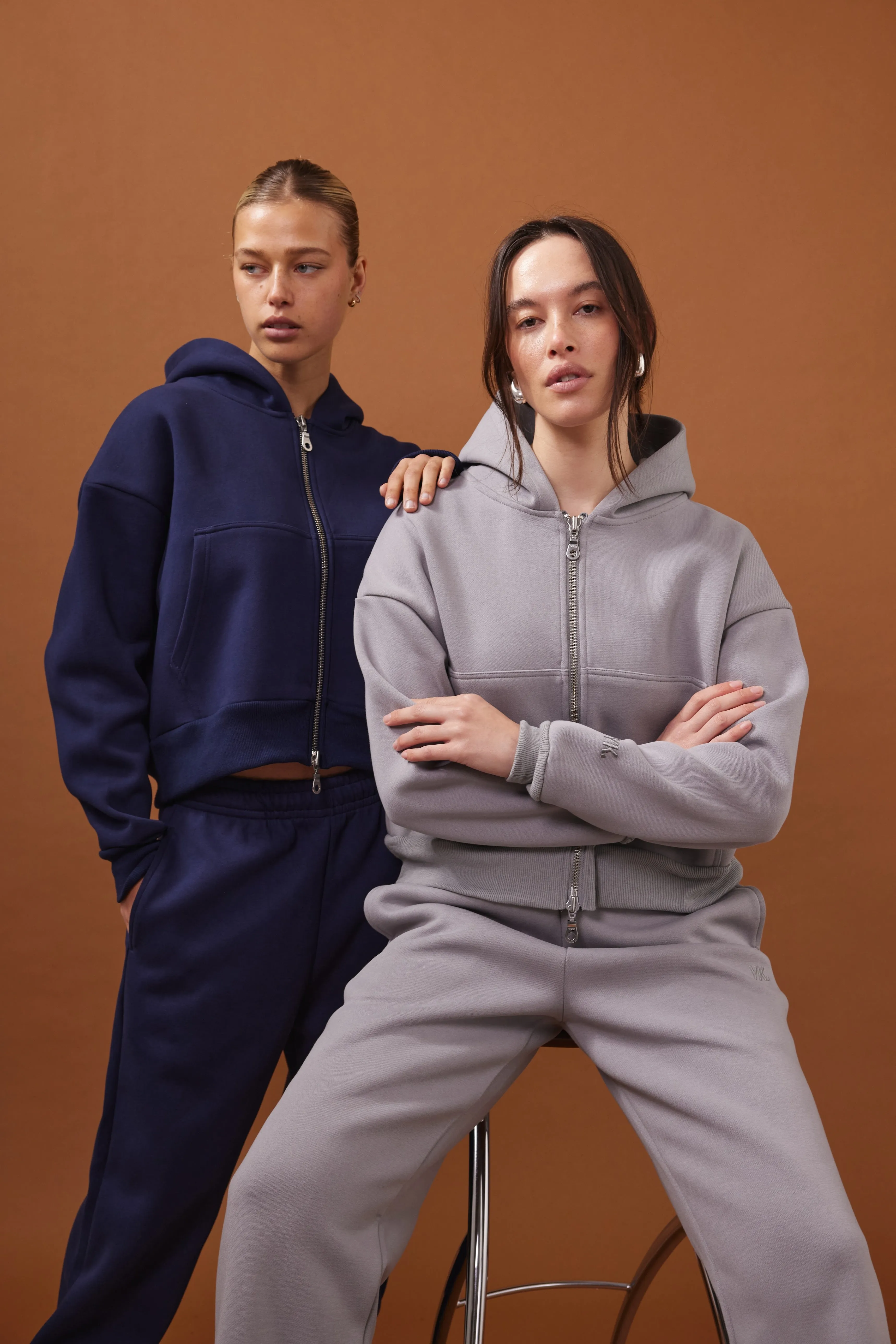 Nothing Zip Hoodie | Ice Grey