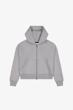 Nothing Zip Hoodie | Ice Grey