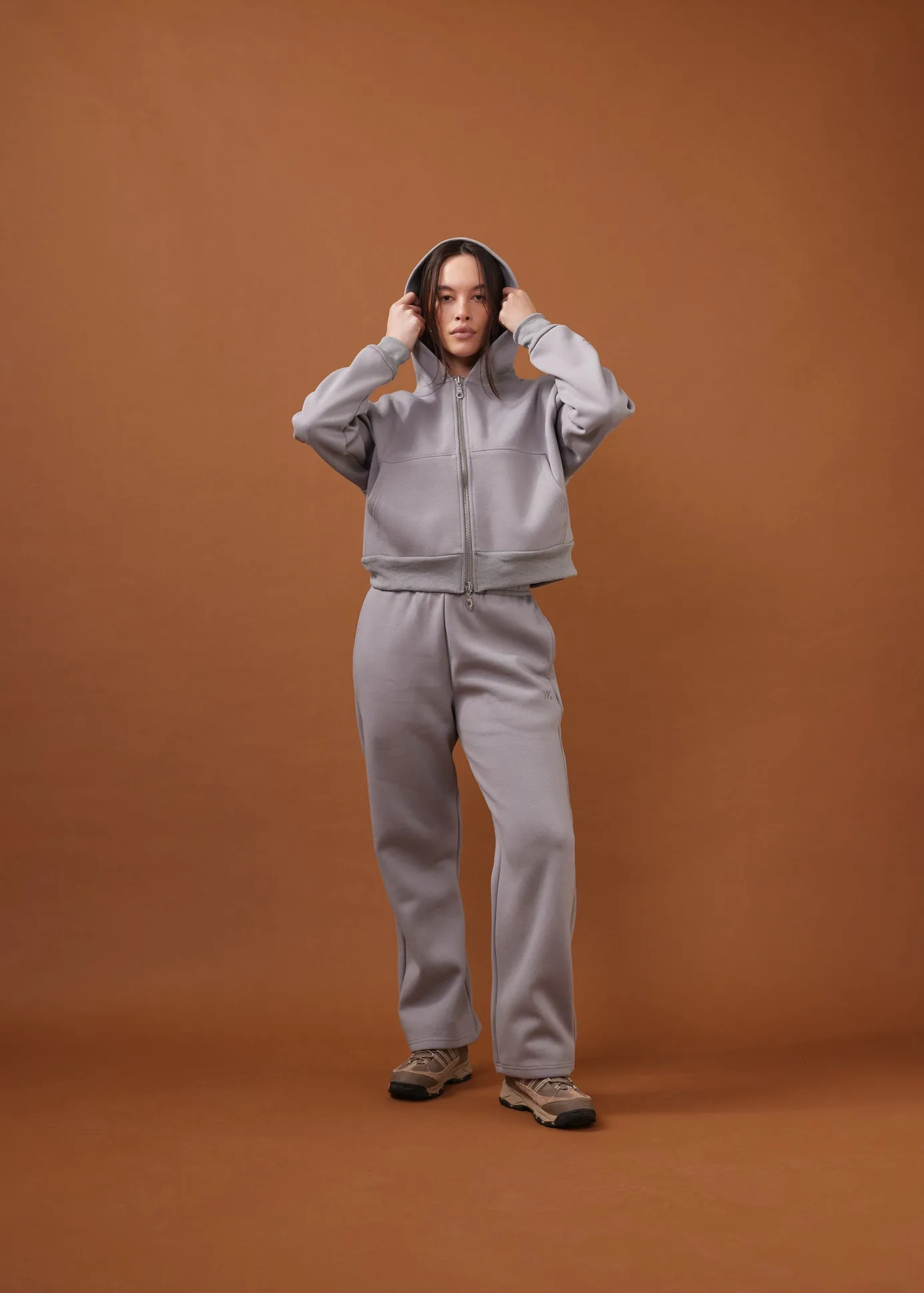 Nothing Zip Hoodie | Ice Grey