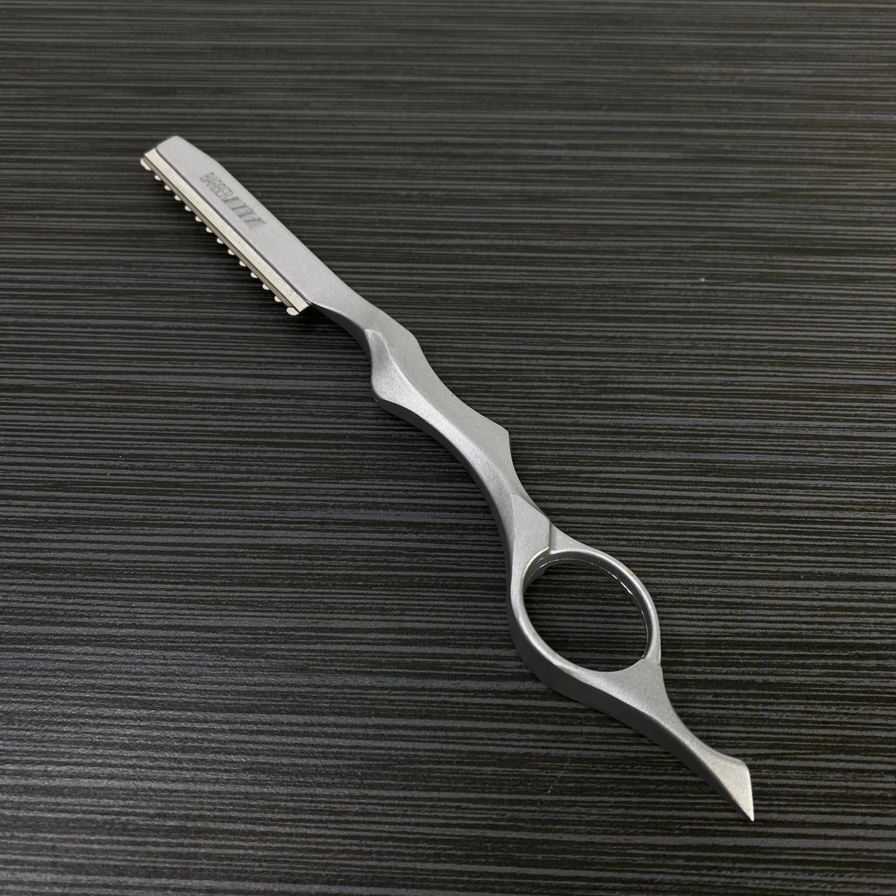 Nova Silver Feather Straight Edge