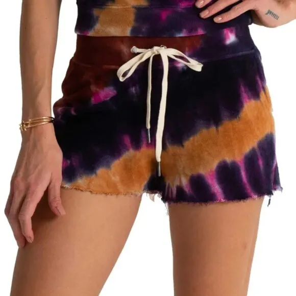 N:PHILANTHROPY Rum Deconstructed Tie Dye Shorts Size XS