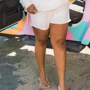 NWOT Show Me Your Mumu Barbie Surf Shack Shorts 1X