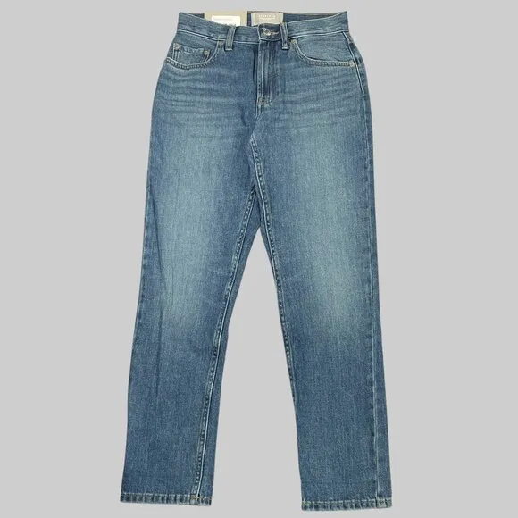 NWT Everlane The Super Soft Relaxed Jean Womens 23 Mid Indigo