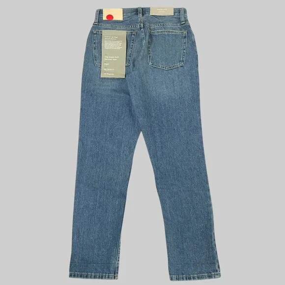 NWT Everlane The Super Soft Relaxed Jean Womens 23 Mid Indigo