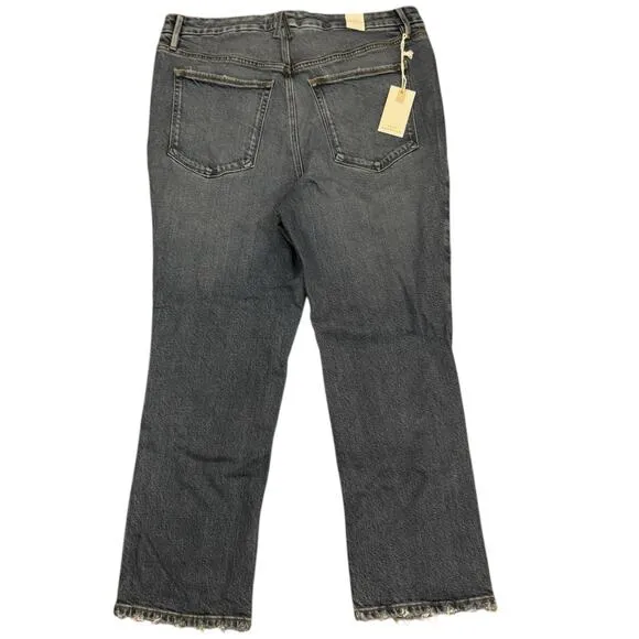 NWT Good American Plus Soft Tech Good Legs Straight Jeans Indigo513 - Size 16W