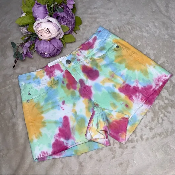 NWT Judy Blue Tie Dye Jean Shorts
