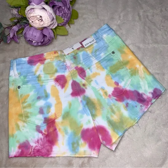 NWT Judy Blue Tie Dye Jean Shorts
