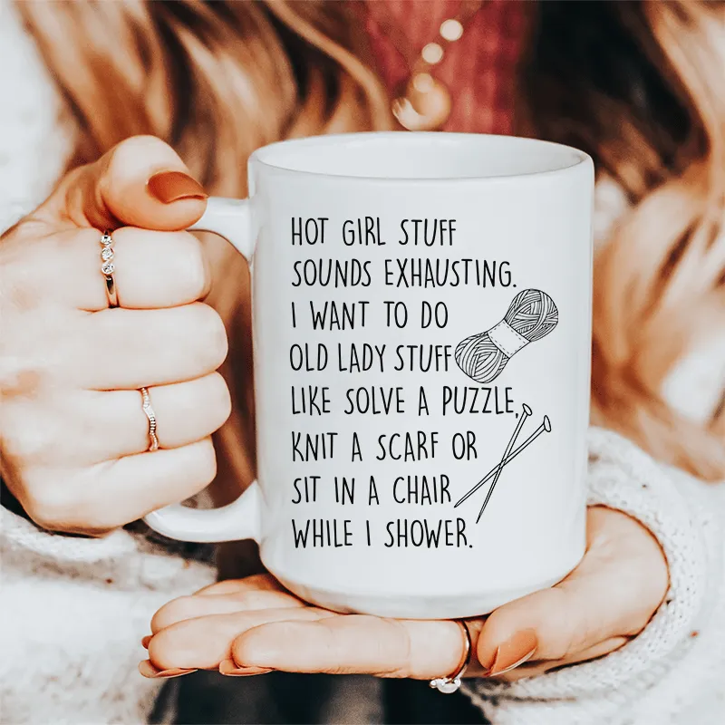 Old Lady Stuff Ceramic Mug 15 oz