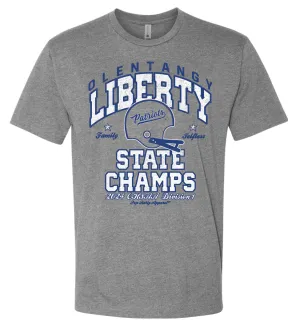 OLENTANGY LIBERTY FOOTBALL STATE CHAMP GRAY TEE