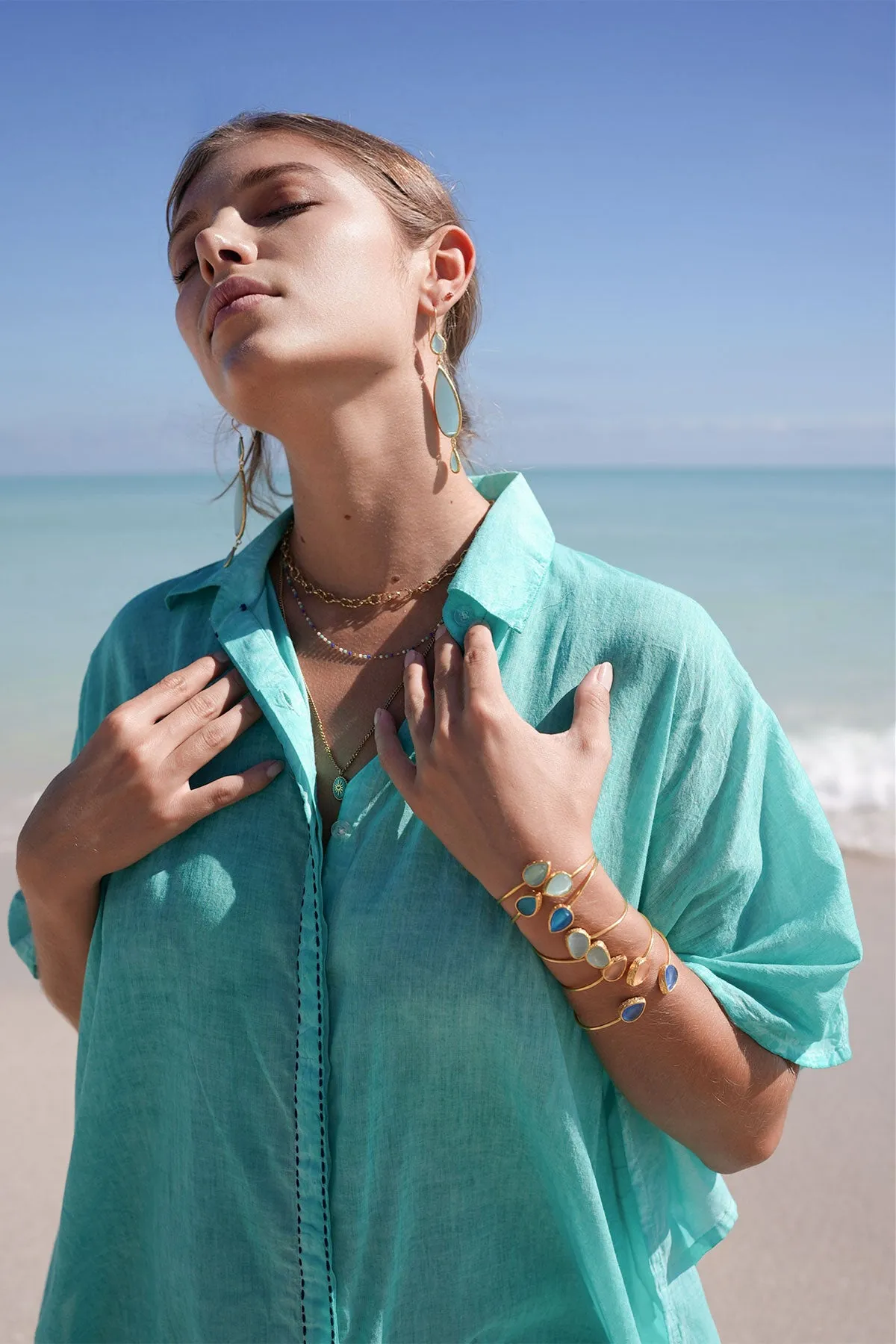 Olivia Kaftan Aqua