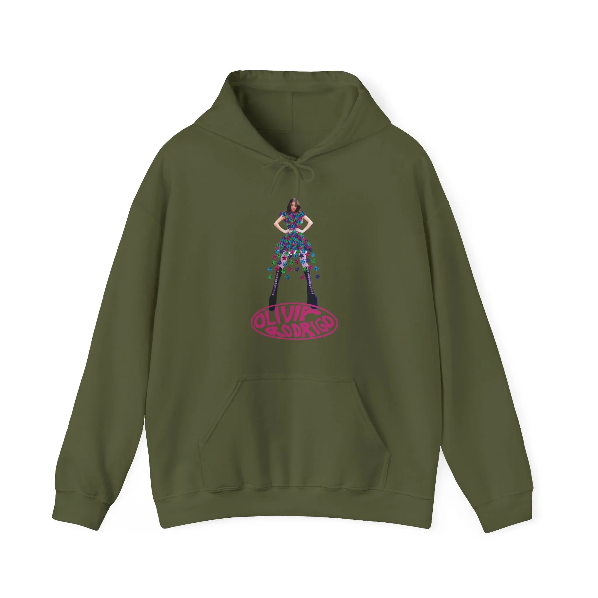 Olivia Rodrigo Hits Magazine Cover Unisex Heavy Blend Hooded Sweatshirt