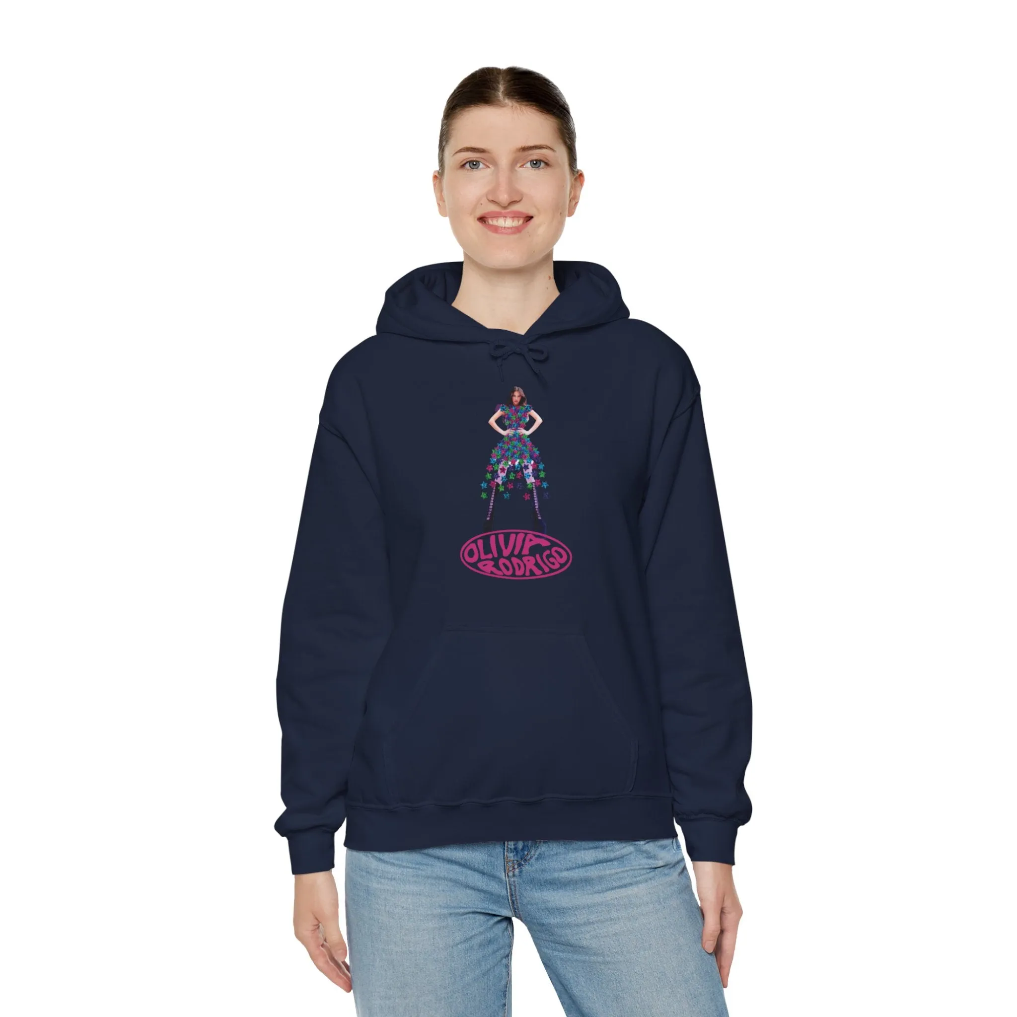 Olivia Rodrigo Hits Magazine Cover Unisex Heavy Blend Hooded Sweatshirt