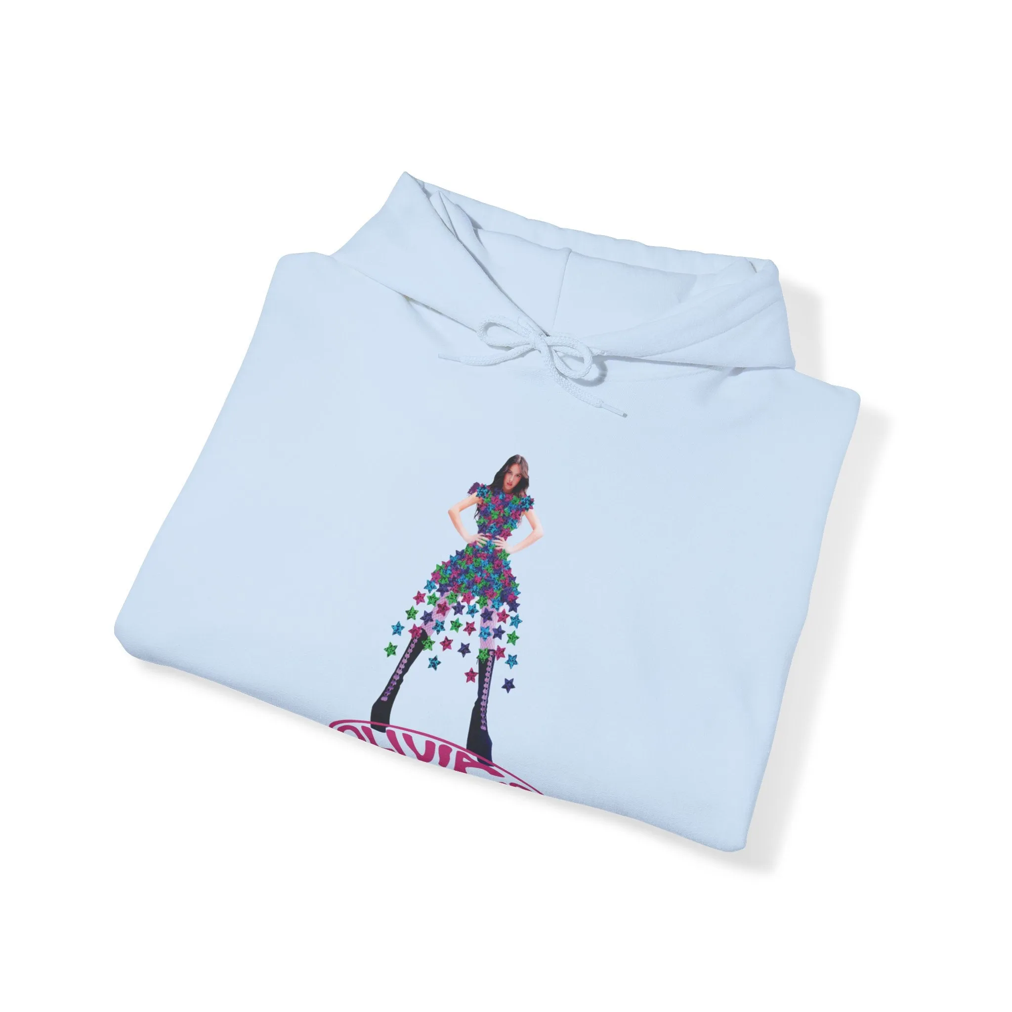 Olivia Rodrigo Hits Magazine Cover Unisex Heavy Blend Hooded Sweatshirt