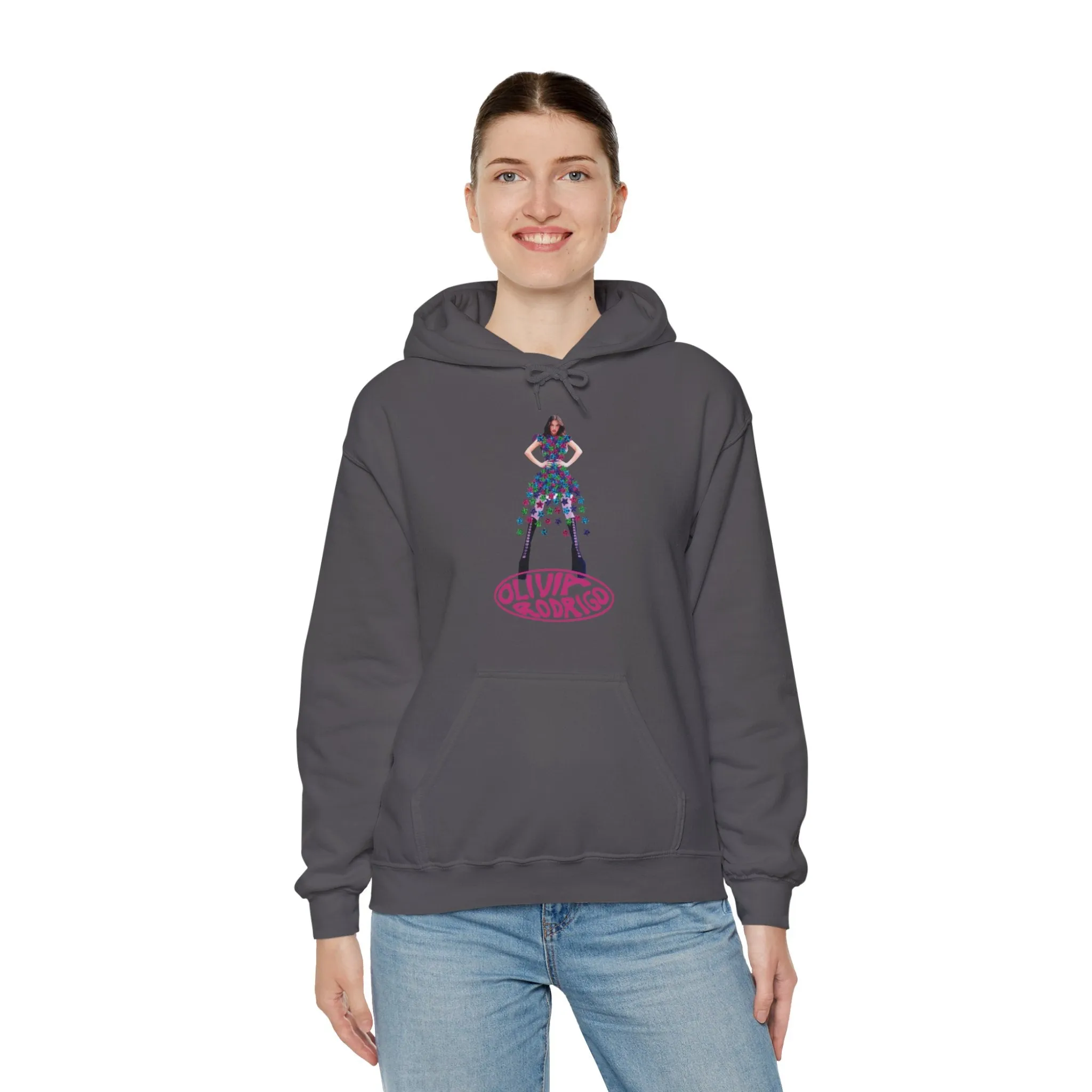 Olivia Rodrigo Hits Magazine Cover Unisex Heavy Blend Hooded Sweatshirt