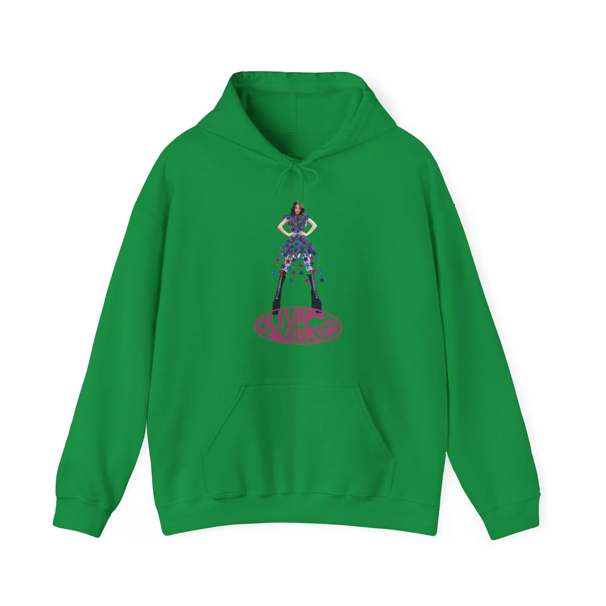 Olivia Rodrigo Hits Magazine Cover Unisex Heavy Blend Hooded Sweatshirt