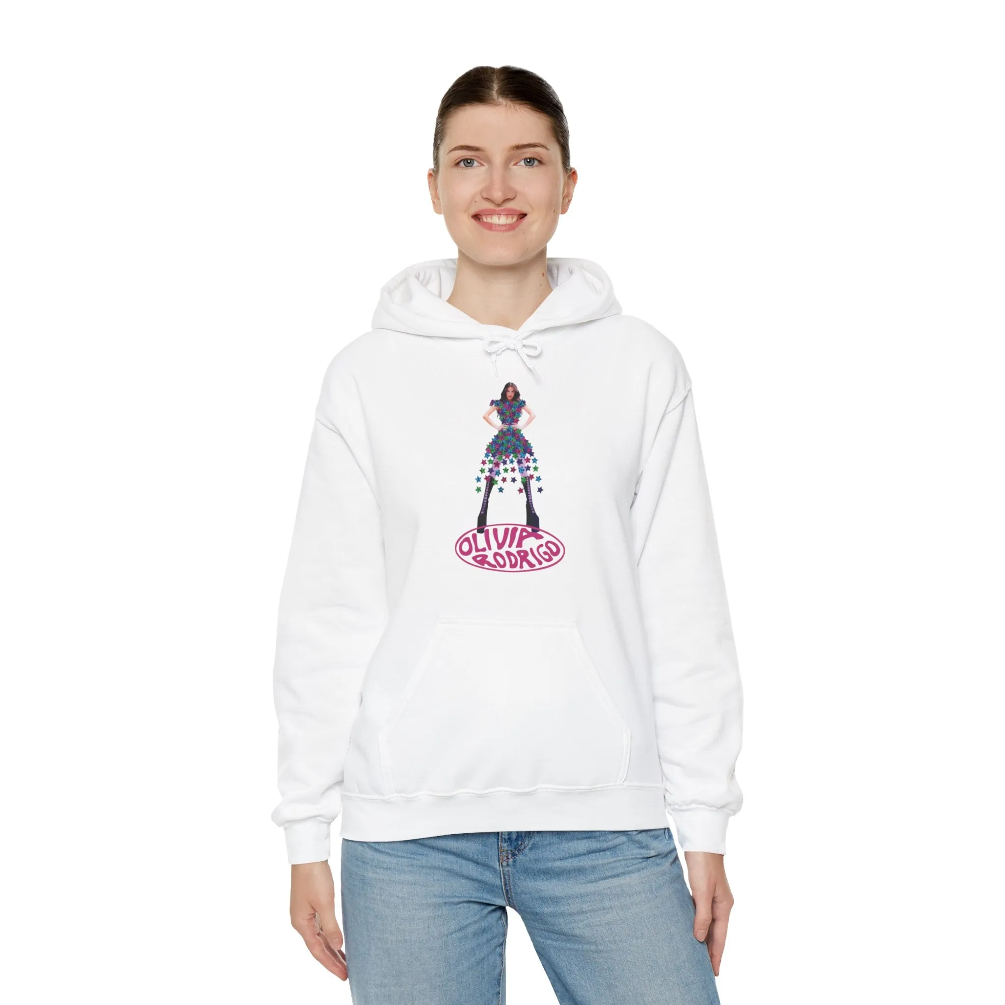Olivia Rodrigo Hits Magazine Cover Unisex Heavy Blend Hooded Sweatshirt