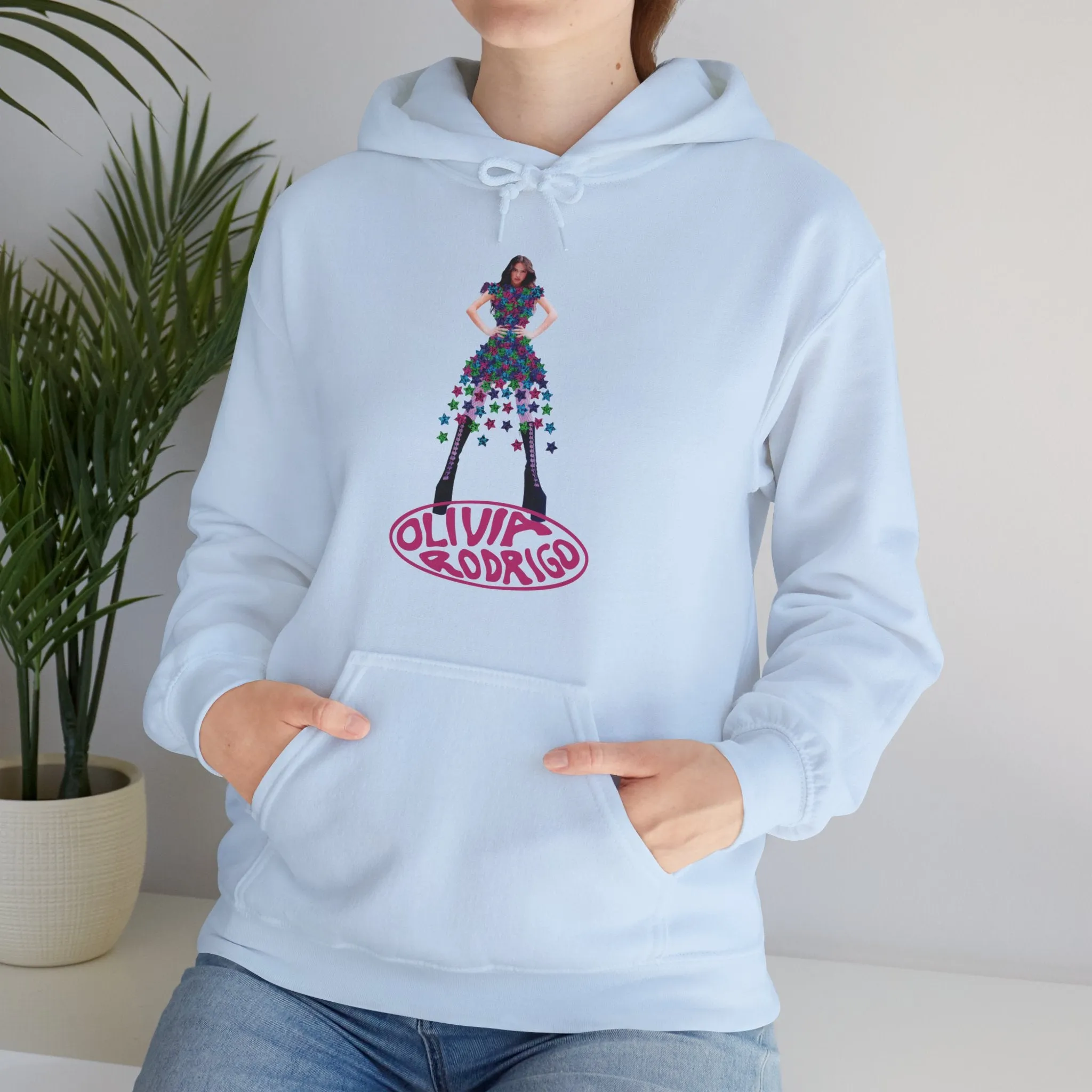 Olivia Rodrigo Hits Magazine Cover Unisex Heavy Blend Hooded Sweatshirt