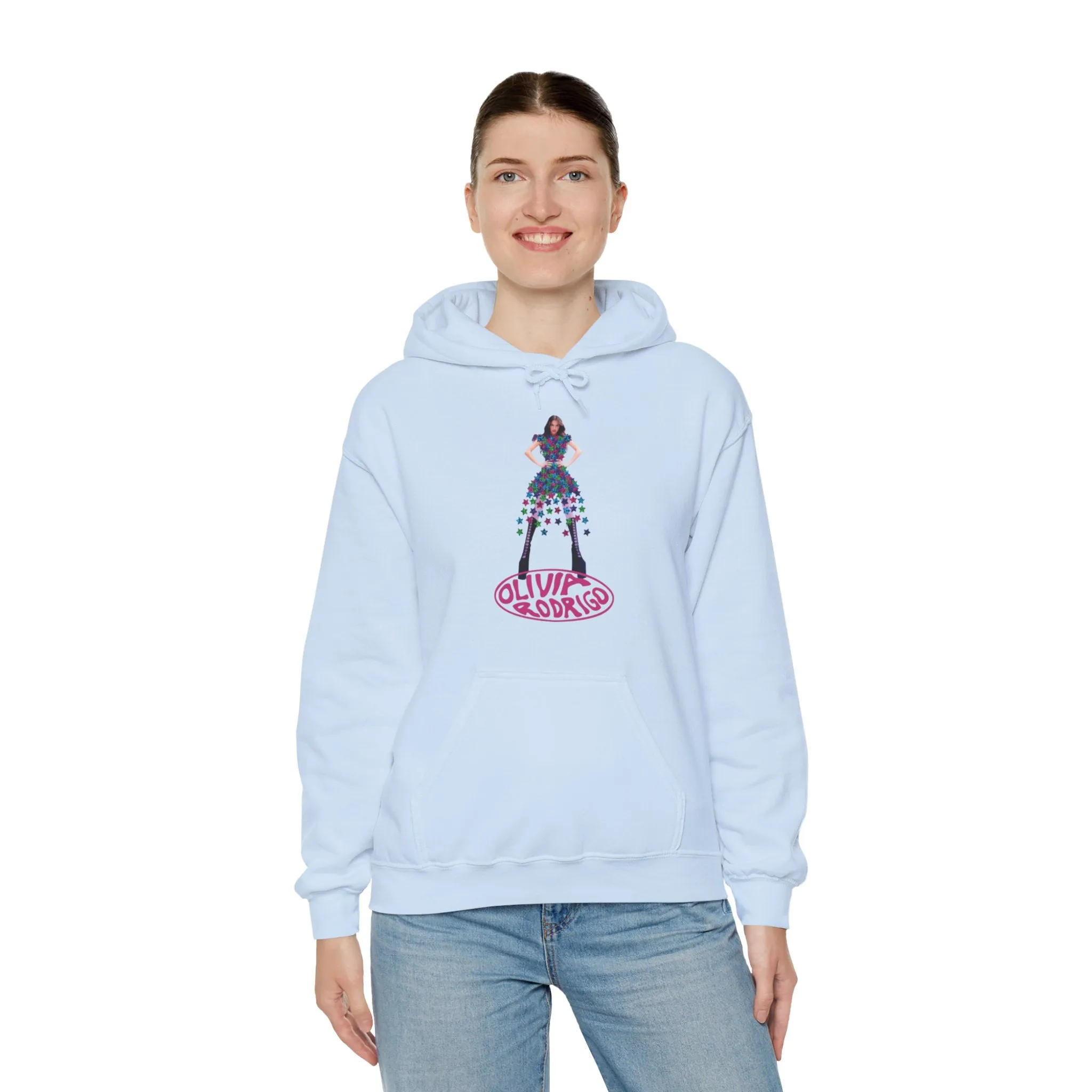 Olivia Rodrigo Hits Magazine Cover Unisex Heavy Blend Hooded Sweatshirt