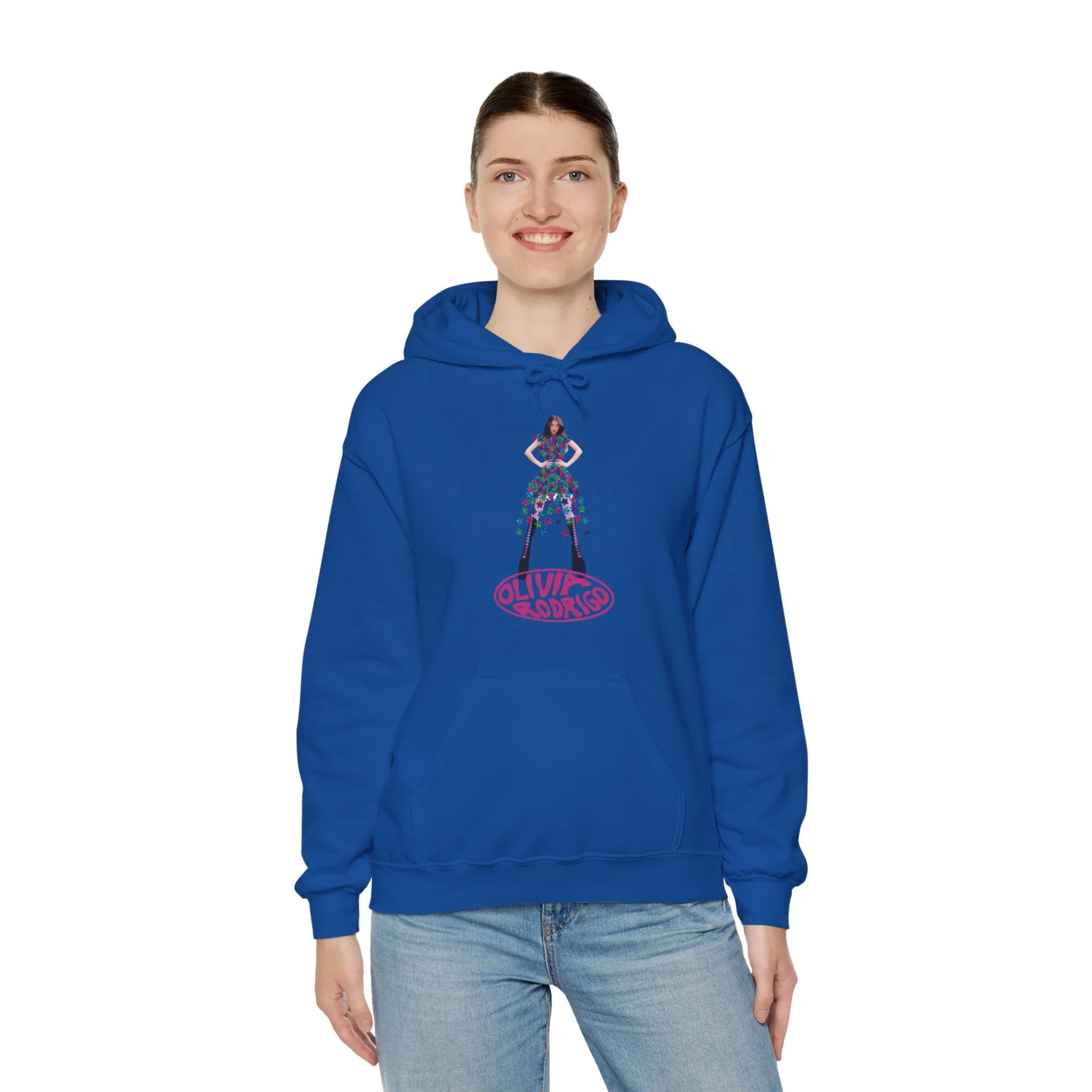 Olivia Rodrigo Hits Magazine Cover Unisex Heavy Blend Hooded Sweatshirt