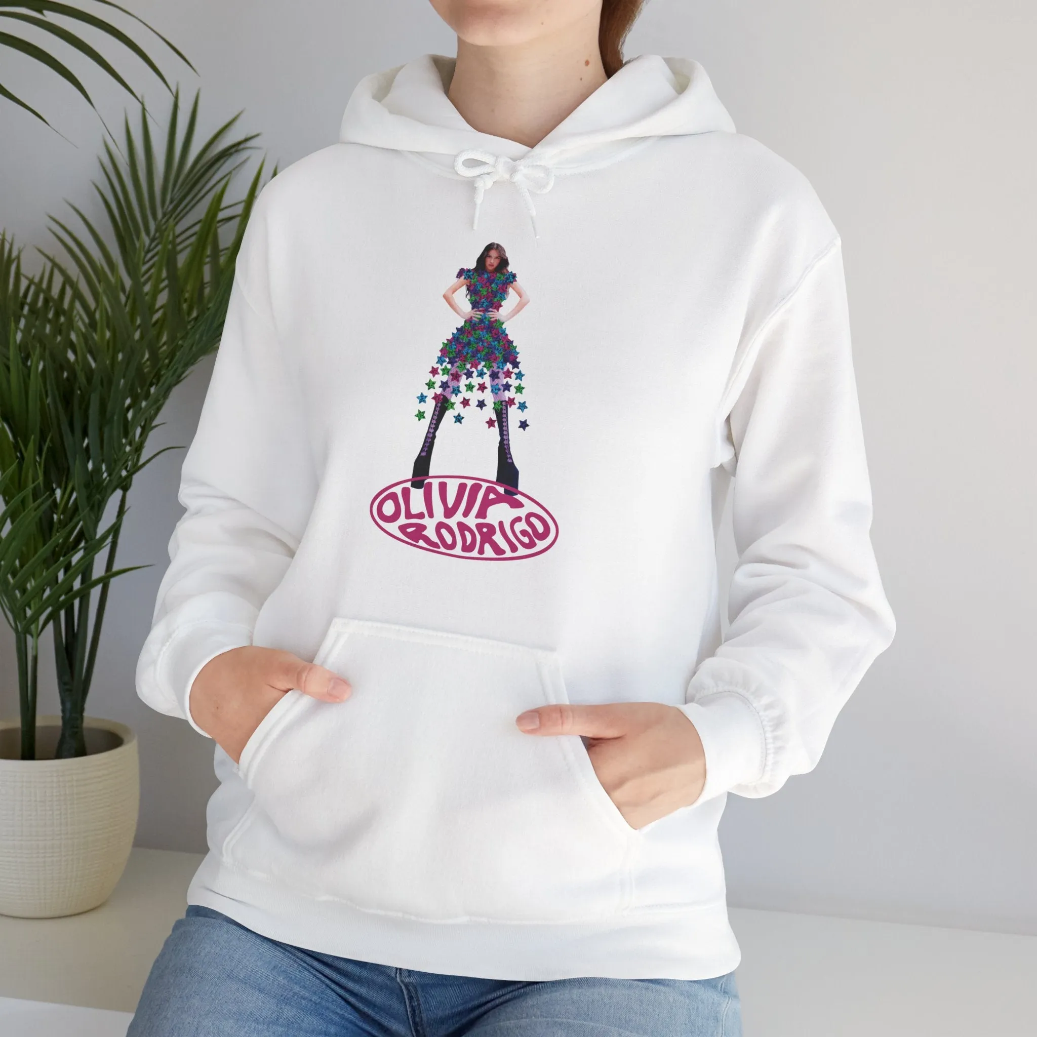 Olivia Rodrigo Hits Magazine Cover Unisex Heavy Blend Hooded Sweatshirt
