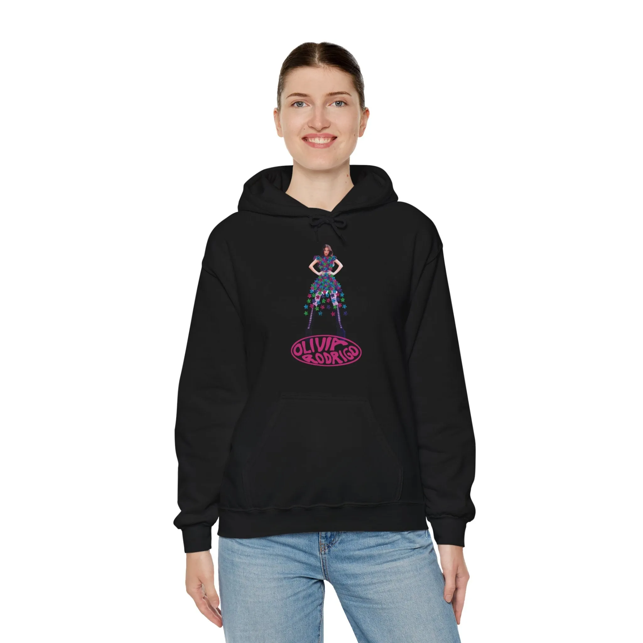 Olivia Rodrigo Hits Magazine Cover Unisex Heavy Blend Hooded Sweatshirt