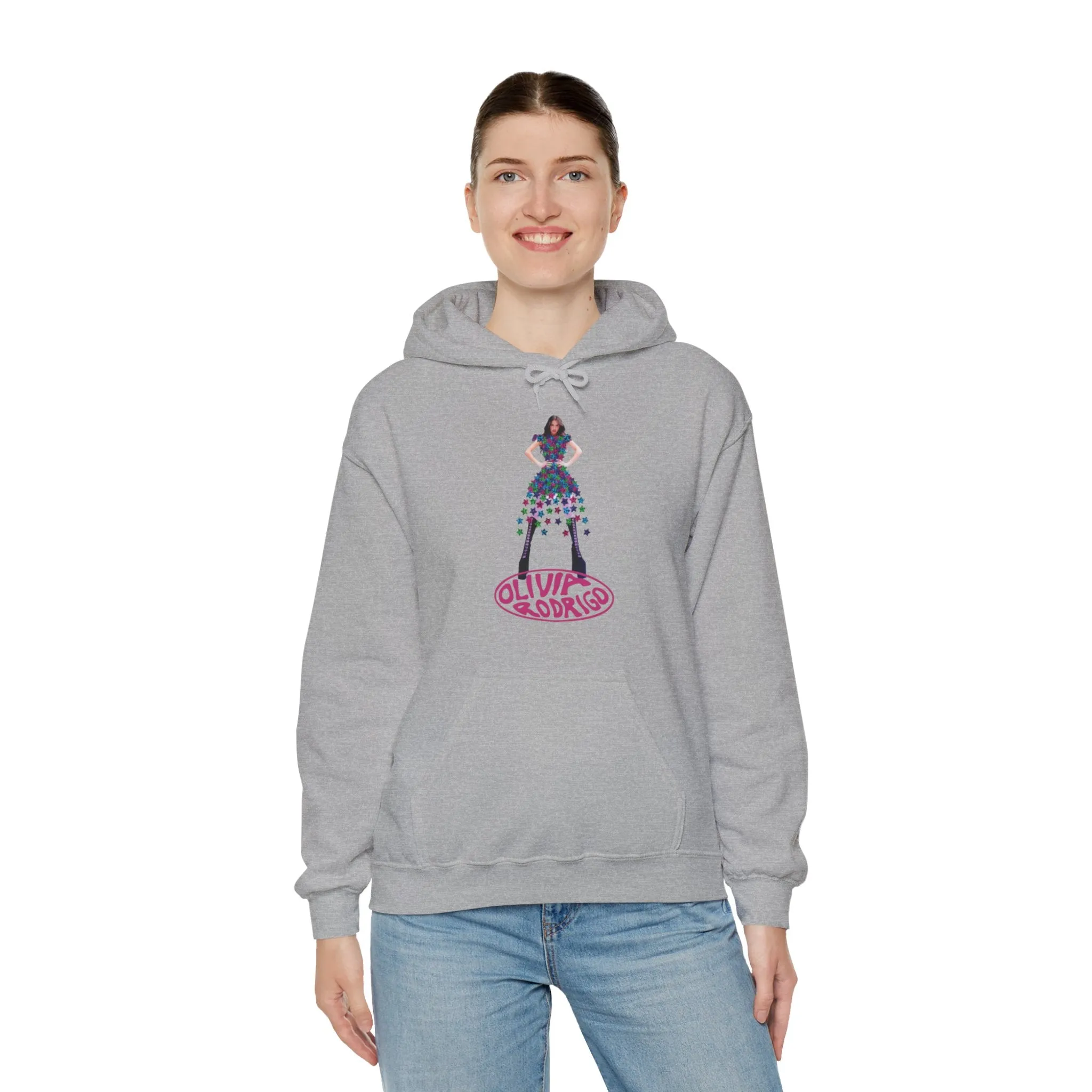 Olivia Rodrigo Hits Magazine Cover Unisex Heavy Blend Hooded Sweatshirt