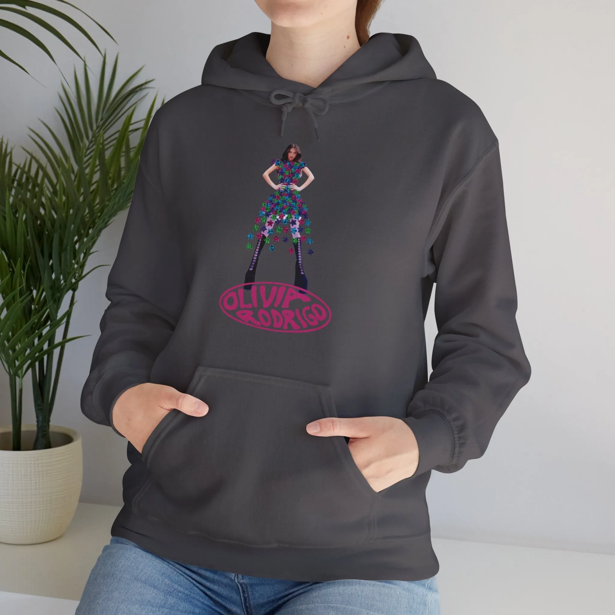 Olivia Rodrigo Hits Magazine Cover Unisex Heavy Blend Hooded Sweatshirt